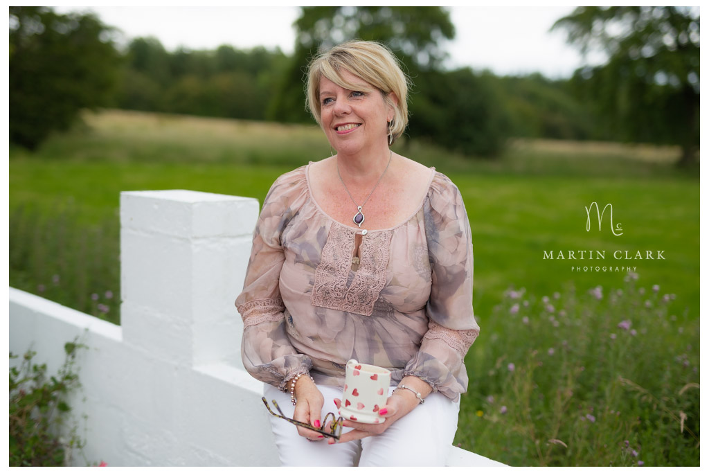 Brand photography Ayrshire Shiona The Midlife Haven outdoor portrait session