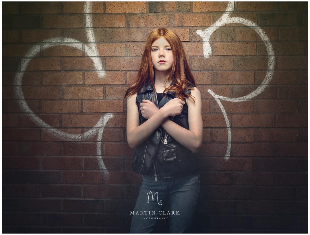 Teenage girl in urban location