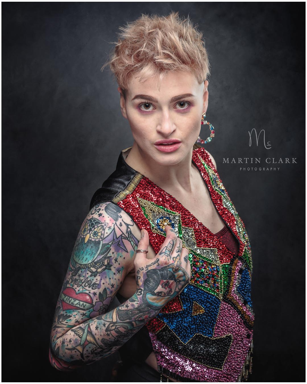 portrait of a trans performer