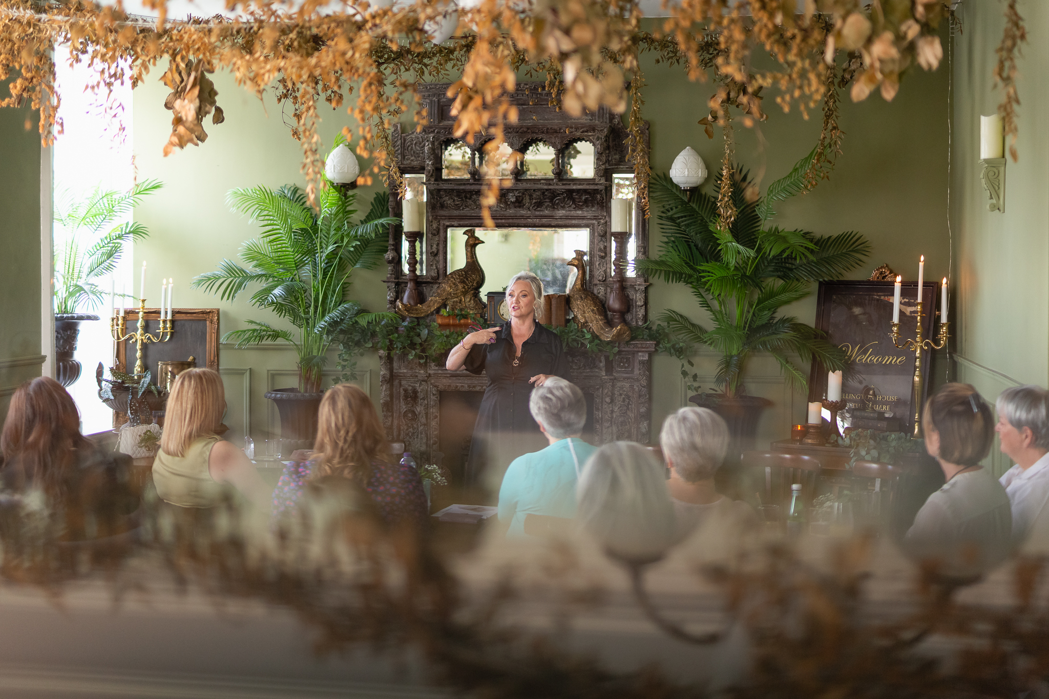 Business Coach presenting at an event in a Luxury Wedding and Events Venue in Ayrshire