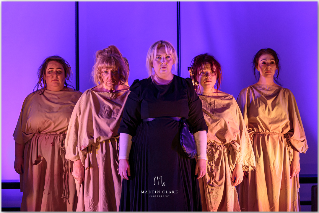 cast performing a group of condemned women accused of witchcraft in Ayrshire