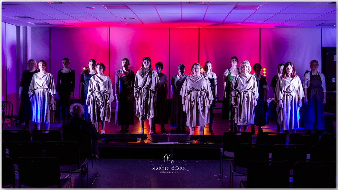 full cast from theatre performance of Ayrshire Witch trials